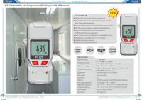 Mini medidor de temperatura y humedad de medición en tiempo real con interfaz USB portátil Registrador DE DATOS Higrómetro de formato de archivo Pdf
