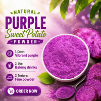 Poudre d'igname violette Ube de qualité alimentaire pure et naturelle Haoze OEM, fournie directement par l'usine