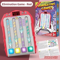 Console de jeu électronique portable Lijia Rhythm pour enfants et adultes, jeu de réflexes anti-stress et de compétition avec élimination des lumières