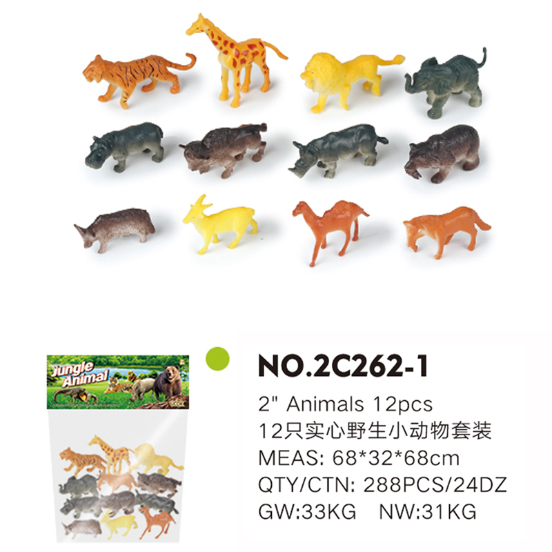 16 Figure Animali Della Foresta E Safari In PVC | Set Giocattoli Educativi Per Bambini | Regalo Natale Compleanno - 3
