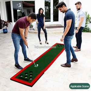 Portable <strong>Golf</strong> Yard Games Set 12 Holes Putting Green Mat <strong>Golf</strong> Putters Putting Game Practice Training Aid Indoor Outdoor - Product Image 3