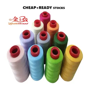 machine thread color 40/2 sewing thread 5000y polyester cheap sewing thread for garment