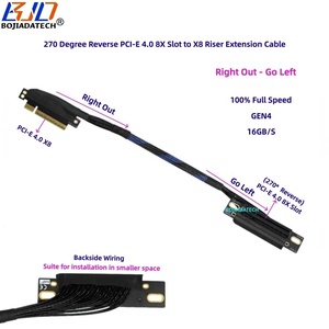 270 度反向 PCI-E 4.0 8X 转 X8 GEN4 显卡 GPU 转接延长线 16Gbps 0.3M 0.4M 0.5M 0.6M 适用于 AI 服务器 - Product Image 3