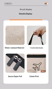 Bolsas de lona de gran capacidad, bolsa de viaje ligera, bolsa de viaje, equipaje portátil, bolsa de mano, organizador de maleta de viaje - Product Image 4