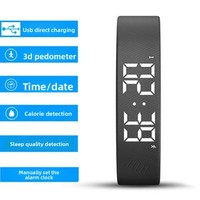 Montre connectée T5C FD68S avec bracelet en silicone, écran couleur rond, musique, météo, podomètre, suivi d'activité