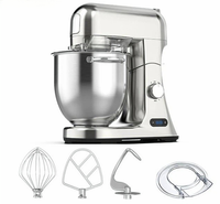 Robot kecil rumah tangga 2000w 7,5 l 6,3 l multifungsi penjualan laris prosesor makanan mesin dapur dudukan adonan Mixer