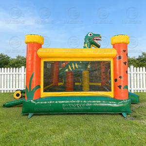 Castillo Inflable con Temática de Dinosaurio T-Rex Gigante, Perfecto para Fiestas en el Patio Trasero, Eventos y Negocios de Alquiler - Product Image 5
