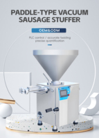 Machine à farcir les saucisses de type à vide, capacité 2500 kg/h, automatique, pour la transformation de la viande à usage commercial