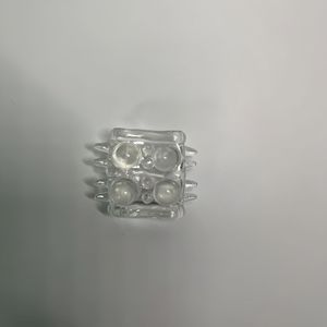 Cock Ring Set <b>TPE</b> Material Beaded Design For Adult Stimulation Unisex Use - Product Image 4