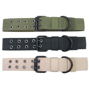 Durable Nylon Metal Heavy Duty Hebilla Pet <span class=keywords><strong>Dog</strong></span> <span class=keywords><strong>Collar</strong></span> Training <span class=keywords><strong>Dog</strong></span> <span class=keywords><strong>Collar</strong></span> Leash Set - Product Image 6