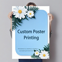 Pósteres de Papel Elegantes con Impresión Digital Ecológica a Prueba de Agua Personalizados en Tamaños A0, A1 y A2, Decoración de Pared con Forma Personalizada, Publicidad y Promoción UV