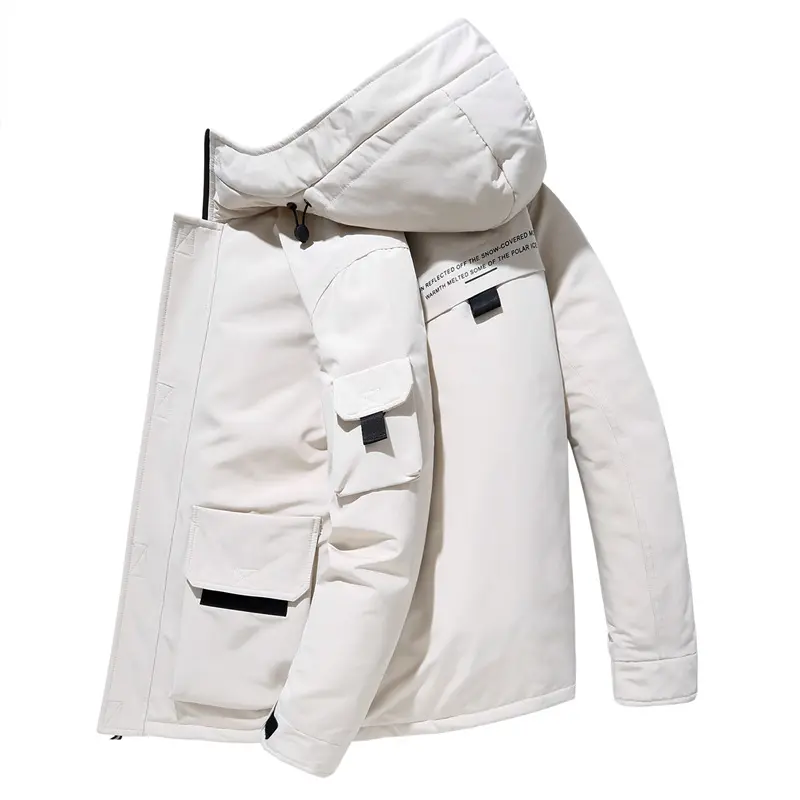 Winter Outdoor Activities Sportswear Vaned Mountain Durable Water Resistant Warm Jacket Best White Duck Down Coat For Hiking