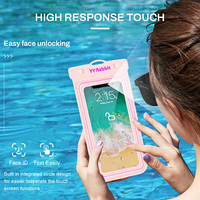 Étui étanche flottant pour iPhone avec cordon détachable – Sacs étanches pour les essentiels de vacances à la plage et la protection du téléphone portable