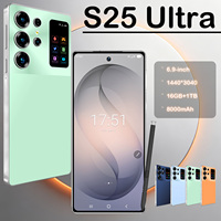 Nouvel Arrivage Téléphone Android 15 S25 Ultra 16 Go 1 To Grande Capacité Écran OLED 7,3 Pouces pour Fournisseur B2B en Gros