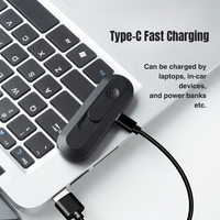 Tendance Mini Portable type-c USB charge allume-cigare électronique coupe-vent Rechargeable briquet accessoires pour fumer 10 pièces