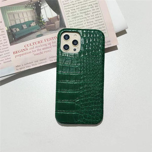 Funda de piel de cocodrilo para iphone 13 pro max, funda protectora de lujo de cuero para iphone 13 12 X XS Max 11 Pro - Product Image 5
