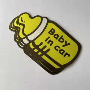 Custom Outdoor Waterproof Die Cut PVC Vinyl Babies On Board Vehicle Decals Stickers Signs For Car Sticker