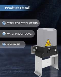 Ouvre-<span class=keywords><strong>porte</strong></span> coulissant motorisé à courant alternatif <span class=keywords><strong>avec</strong></span> protection contre les surcharges pour jardin résidentiel - Product Image 6