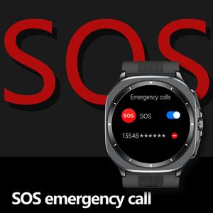 Máy Bơm Không Khí Tk65 Thông Minh Đồng Hồ Tập Thể Dục Tracker Android Thông Minh Đồng Hồ Amoled Huyết Áp Kiểm Tra OEM ODM Siêu Thông Minh Sang Trọng Đồng Hồ 2024 - Product Image 4