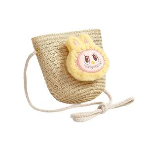 Grosir tas bahu jerami anak-anak merek HL dengan kancing penutup desain uniseks modis semua musim - Product Image 5