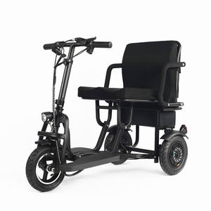 Triciclo Eléctrico de Tres Ruedas <span class=keywords><strong>Dragon</strong></span> 2024, Scooter de Movilidad con Diseño Plegable, Batería de Litio, Capacidad de 120 kg, Velocidad de 15 km/h - Product Image 3