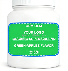 OEM Organic Super Greens Powder avec probiotiques, enzymes, vitamines pour la désintoxication et la digestion - Product Image 3