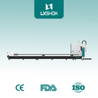 Machine de découpe laser de tubes de haute précision LX62TD, machine de découpe laser à fibre CNC pour tubes ronds et carrés