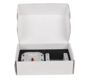 環境にやさしい紙の包装箱タックトップ白いメーラーボックスインサート付きカスタム配送ボックス