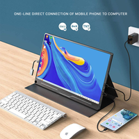 Écran portable tactile 17,3 pouces 4K IPS LED 165Hz pour PS4 PS5, jeux et usage bureautique