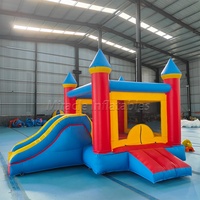 Château gonflable de jardin à louer, château de saut de qualité commerciale pour les fêtes d'enfants et le plaisir en famille