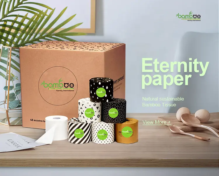Papier toilette en bambou, certifié écologiques, bon marché, 4 3 2 plis, certifié Oem