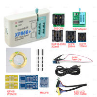 Programador USB SPI CH554T XP866 de Última Generación con 12 Adaptadores, Compatible con EEPROM Flash Bios 24 25 93 95, Mejor que EZP2019