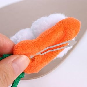 Venta caliente Pascua Mini conejito de peluche zanahoria pato pico accesorios para el cabello para fiesta de Pascua vacaciones <span class=keywords><strong>Festival</strong></span> decoración suministros - Product Image 4
