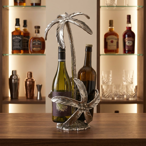 ที่วางขวดไวน์รูปต้นปาล์มโลหะสำหรับตกแต่งบาร์ - Product Image 1