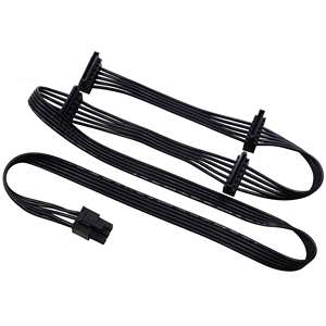 สายเคเบิลสำหรับไดร์เวอร์ SATA 6ขาเป็น4X สำหรับ RM1000X Hx1200โจรสลัด RM750X <span class=keywords><strong>RM850X</strong></span> - Product Image 3