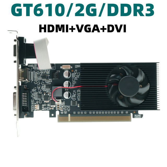 GT610 1GB DDR3 Discrete Graphics Card