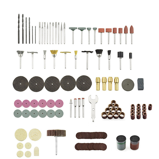 147Pcs Electric Grinding Engraving Accessories Rotary Accessory Kit for Grinding, Polishing, Wood Carving, Engraving