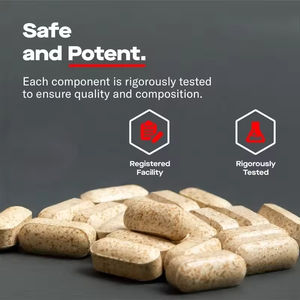 Cápsulas de Testosterona para Hombres Adultos, Fabricadas por OEM, para el Crecimiento Muscular, la Fuerza, la Energía y la Belleza, 60 Cápsulas - Product Image 4