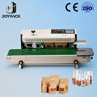 Machine de scellage continu automatique FR-900, scelleuse à bande horizontale pour sacs en plastique, emballage de sachets alimentaires, ODM OEM, directement de l'usine