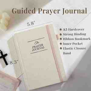Libreta de Direcciones de Cuero con Espiral, Tapa Dura, Formato A5, 80 Hojas, Diario de Oración, Devoción Cristiana, Planificador Cristiano, Cuaderno de Estudio Bíblico - Product Image 3