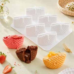 Moldes de silicona para pasteles de mousse con 6 cavidades, moldes de silicona para decoración, molde de silicona para fondant, molde 3D. - Product Image 1