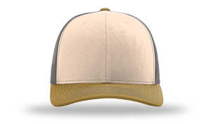Casquettes Richardson 112 Trucker à 6 panneaux en maille avec logo personnalisé et patch en cuir, casquettes Trucker personnalisées - Product Image 3