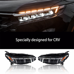 Per <span class=keywords><strong>Honda</strong></span> <span class=keywords><strong>CRV</strong></span> 2023-2026: Gruppo Fari Anteriori a LED con Lente, Upgrade Plug and Play, Accessori per Modifica Fari - Product Image 1