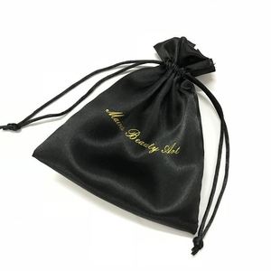 Bolsas de Almacenamiento de Viaje de Tela Satén de Alta Gama para Lencería, Bolsa de Regalo Cosmética con Cordón, Se Puede Imprimir el Logotipo - Product Image 2