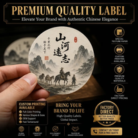 Étiquettes autocollantes holographiques personnalisées YSB, imperméables, écologiques, anti-contrefaçon, pour le thé, les aliments, les bouteilles en PVC, les étiquettes pour bubble tea