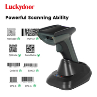 Pemindai Barcode Nirkabel Tahan Banting, Pembaca Kode QR 1D/2D Genggam
