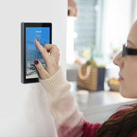 Wifi intelligent dans le mur rj45 rs485 poe tablette 5.5 pouces maison intelligente intégrée dans le mur RV panneau de commande d'automatisation