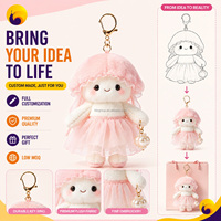 minimale de commande prix d'usine délai de livraison rapide cadeaux promotionnels porte-clés en peluche personnalisé