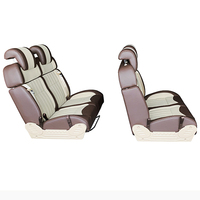 Siège de fourgon MPV en cuir de luxe avec canapé-lit inclinable multifonctionnel pour camping-car (Vito)