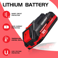 Paquete de Baterías para Herramientas Eléctricas Inalámbricas de 18V Li-ion MT-20, Batería Deslizante con Indicador de Nivel de Combustible para Taladros, Sierras y Herramientas de Jardín